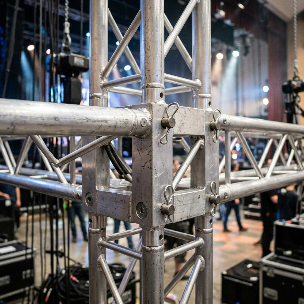 Detalle nudo modulo aluminio